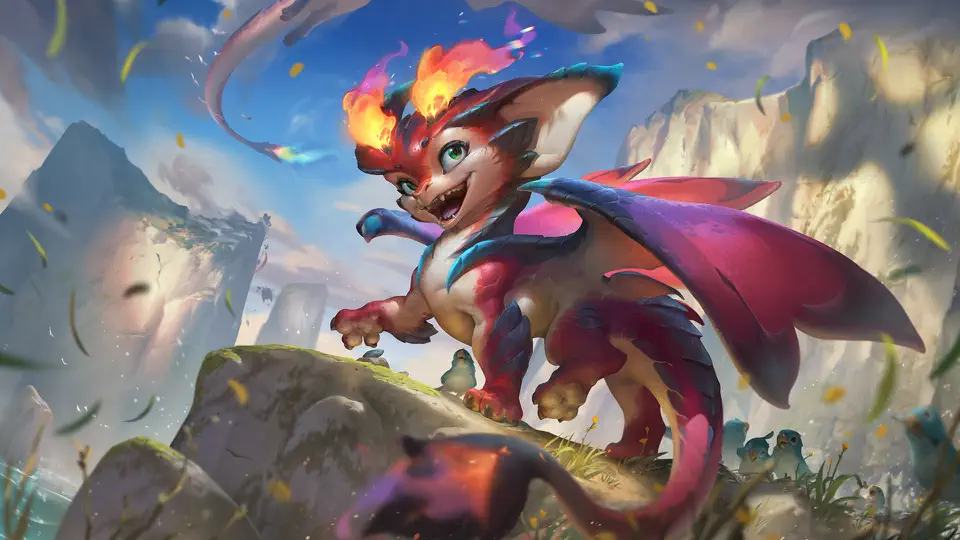 Smolder lands in the Rift! Little dragon, big confidence!