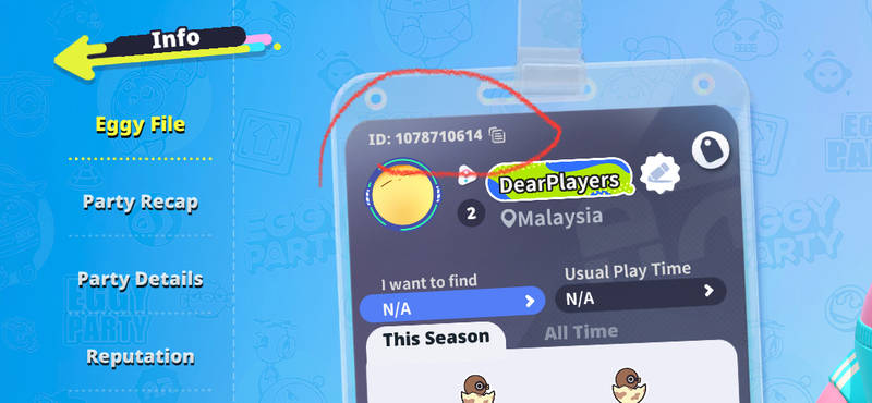 Cara mencari ID Eggy Party