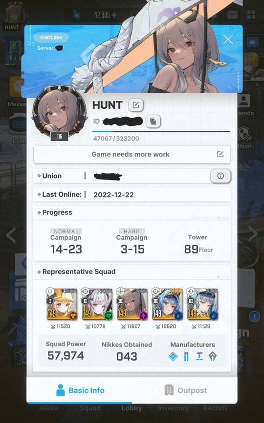 Cara mencari ID Pemain Goddess Of Victory Nikke