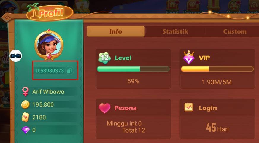 Cara menemukan ID Higgs Domino