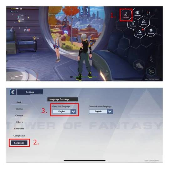 Cara menemukan ID Pengguna Tower of Fantasy