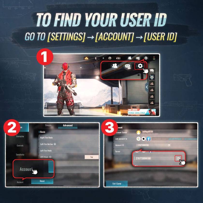 How to find Blood Strike User ID for top up