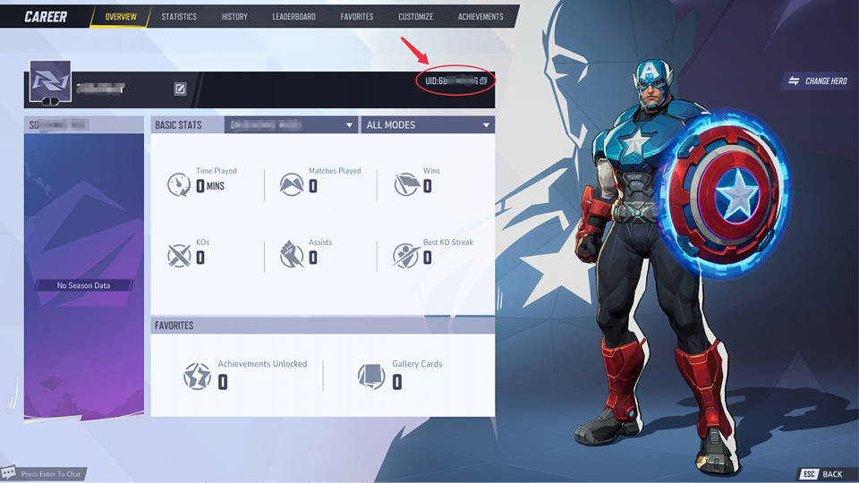 Marvel Rivals User ID