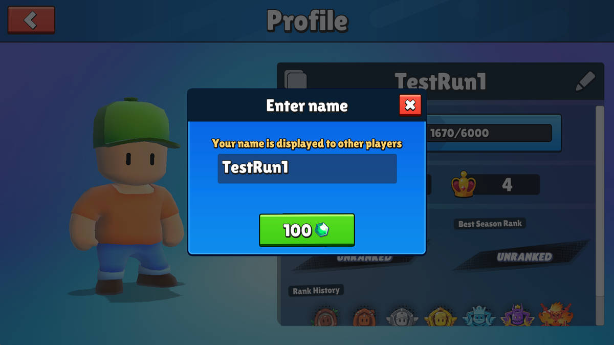 Example Stumble Guys Username
